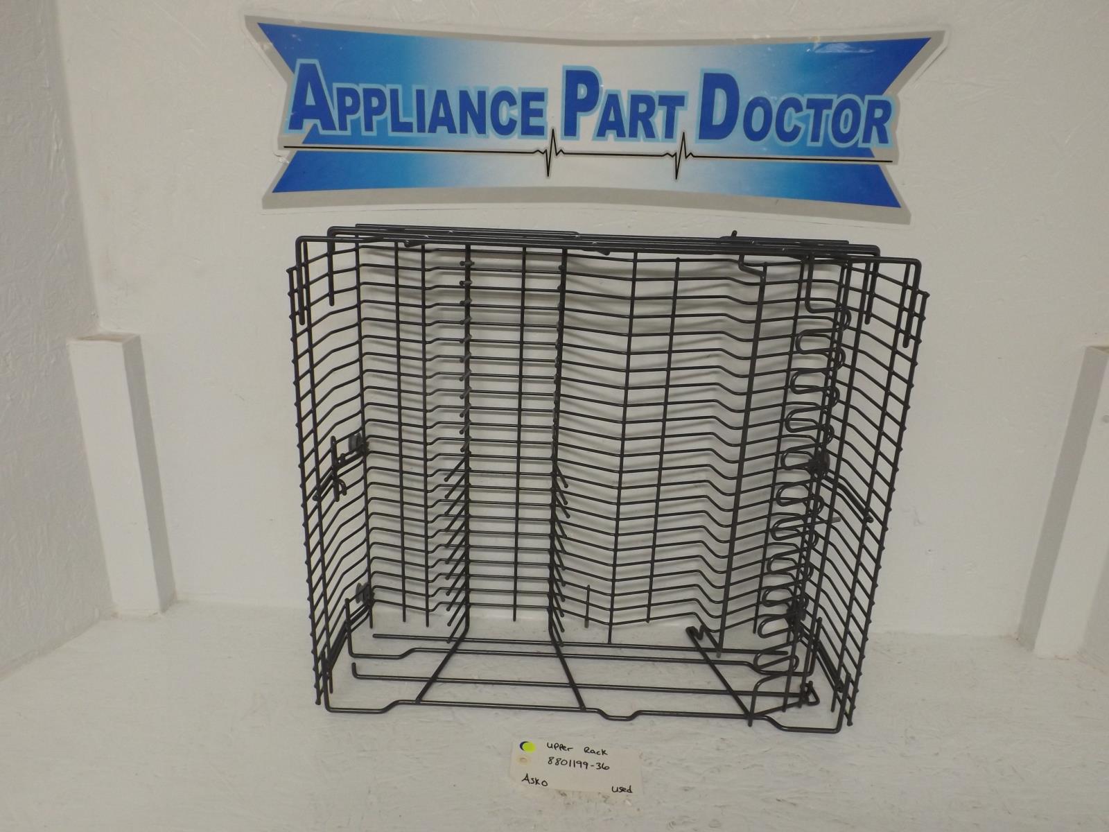 ASKO Dishwasher 8801199-36 Upper Rack Used ASKO Dishwasher 8801199-36 Upper Rack Used
